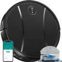 Robot Vacuum and Mop Combo,4200Pa Powerful Robotic Vacuum Cleaner with Self-Charging, Home Automatic Robot Aspiradora for Hard Floor, Low Carpet, Pet Hair, App & Voice & Remote Smart Control