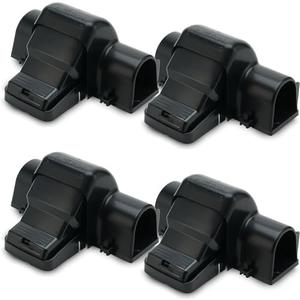 Rat Traps Indoor and Outdoor - 4 Pack Dual-Entry Large Rat Trap Outdoor and Indoor for Home, Garden and Restaurant with 99.9% Trap Rate | Easy to Use Rodent Traps with Safe Hands Free Design - UCatch