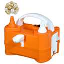 Balloon Pump Valentines Day Decor - Electric Balloon Pump for Party Decorations, Portable Dual Nozzle Balloon Inflator for Balloon Arch Kit