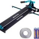 VEVOR Manual Tile Cutter, 32 inch, Porcelain Ceramic Tile Cutter with Tungsten Carbide Cutting Wheel, Infrared Positioning, Anti-Skid Feet, Durable Rails for professional installers or beginners
