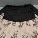 Hiuwa Women Plus Size Floral Sequined Maxi Dress Women Deep V Neck Short Sleeve Ladies Dresses Elegant Evening Party Dress