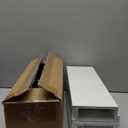 upsimples Floating Shelves for Wall, Wall Shelves for Decor Storage Set of 6, Wall Mounted Wood Shelf for Bedroom, Living Room, Bathroom, Kitchen, Picture Ledge Shelf, White (15.7in)