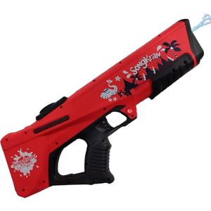 Water Guns for 14+, Automatic Suction Super Soaker, Manual & Automatic Dual Mode, Super Jet Power, Summer Beach Pool Outdoor Game Toys (Red)