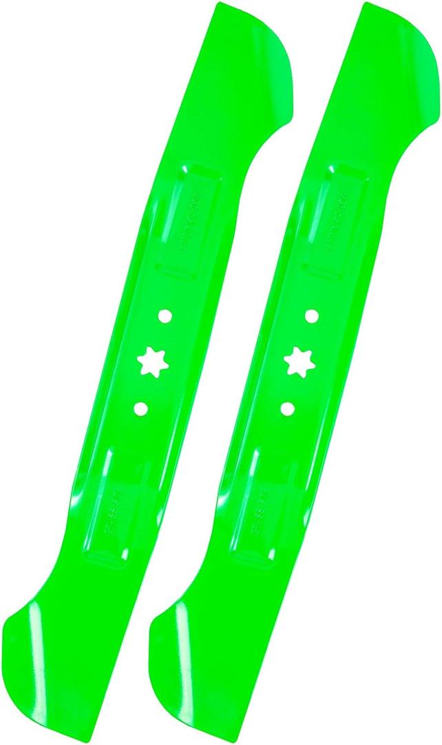 942 04244a High Lift Blades Fit for 46 inch Cub Cadet XT1-LT46 XT2-LX46 LTX1046 RZT-L46 Troy Bilt MTD Craftsman 46" Deck Lawn Mower Replace 942-04244 742-04244A 942-04290 (2 Pack)