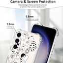 Phone Case for Samsung Galaxy S24 Clear Case with Halloween Ghost Soft TPU Shock Absorption Slim Embossed Pattern Protective Back Phone Cover Case for Samsung Galaxy S24 5G-Halloween Ghost