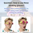 Funny Prop Glasses, Blinking Eye Glasses, Crazy Eyes Kinetic Winking Glasses, Novelty Funny Party Costume Props For Adults