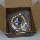 SF SF-001 Large Arbor Fly Fishing Reel with Aluminum Alloy Body 3/4wt 5/6wt 7/8wt Die Cast Pre-Loaded Fly Reel with Line Combo for Trout Bass Carp Pike Panfish