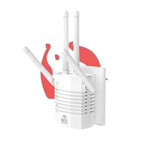 WiFi Extender Signal Booster for Home, Internet Extender WiFi Repeater(White Color)