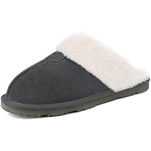 DREAM PAIRS Women's House Slippers Indoor Fuzzy Fluffy Furry Cozy Home Bedroom Comfy Winter Cute Warm Outdoor Shoes FuzzyEasy 9
