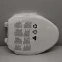 Elongated Bidet Toilet Seat with Quiet-Close, Non-Electric Bidet Mode with Dual Nozzles, Fit Elongated Toilet Seat, Adjustable Water Pressure with Brass inlet (Elongated)