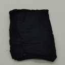 Famulily Women Cute Sleeveless Ruffled Deep V Neck Dresses Cotton Linen Dress for Summer Casual Shift Dress with Pockets (X-Large, Black)