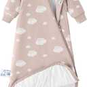 Unisex Sleeping Bag for Babies and Toddlers 3.5 Tog Sleep Sack, Baby Sleep Sack, One piece with sleeves, Gifts for Baby (6-18M, Pink Sky)