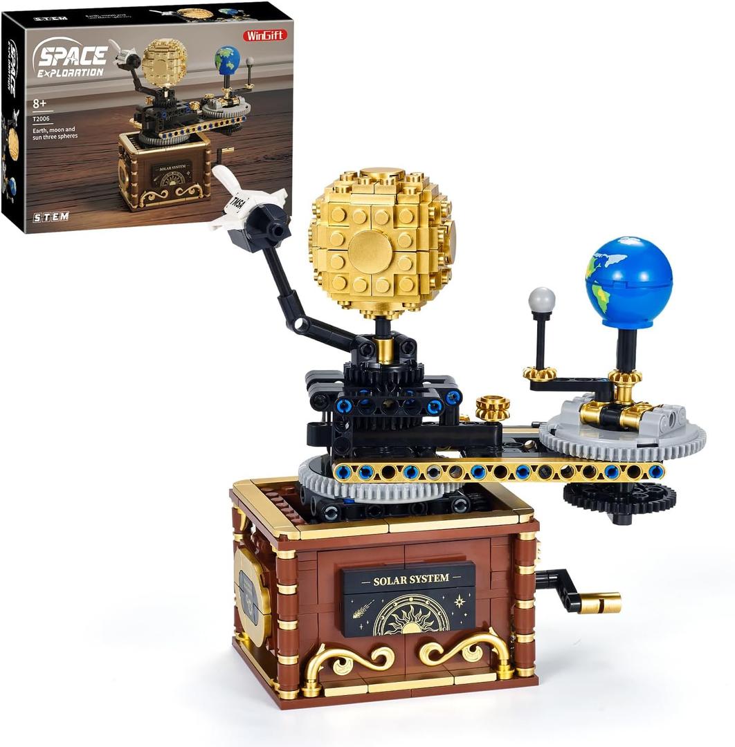 501 Piece Solar System Building Sets, Rotatable Space Exploration Building Blocks Kit,STEM Science Astronomy Educational Toys,Christmas Birthday Gifts for Kids Boys Girls Ages 8-14