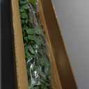 Artificial Ficus Tree Indoor 8ft, Large Potted Faux Tree with Realistic Silk Leaves & Trunk for Home Office, Living Room Corner Decor (Green)