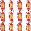 CCINEE 12Pack Fire Extinguisher Toys Mini Water Firemen Squirter Water Water Squirt Gun for Kids Teens Adults Summer Outdoor Games Birthday Swimming Pool Party Favors,4.2Inch