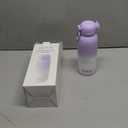 Portable Bottle Warmer for Travel - Large 12oz Capacity with Dual Heating Modes for Breast Milk & Water, Fast Heating Smart Temperature Control, Portable Milk Warmer Gifts for New Mom Purple