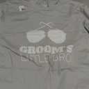 Grooms Little Bro Shower T-Shirt, Small