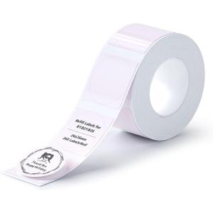 NIIMBOT Labels for B21/B1/B3S/K3 Label Printer, Thermal Stickers 1'' x 1''(26x26mm), Waterproof, Oil-Proof Label Tape, 1 Roll of 260 Round Sticker Labels