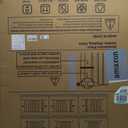 Cumbor 29.7-46" Baby Gate for Stairs, Mom's Choice Awards Winner-Auto Close Dog Gate for the House, Easy Install Pressure Mounted Pet Gates for Doorways, Easy Walk Thru Wide Safety Gate for Dog, Brown