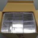 Yulejo 30pcs Sturdy Acrylic Storage Boxes, Clear Plastic Square Cube Containers with Lid, 3.3 x 3.3 x 3.3 Inch, for Candy, Jewelry, Organizer, Storage Boxes