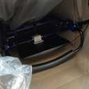 Drive Medical Hugo Elite Rollator Walker with Seat, Backrest and Basket, Blue