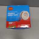 2 x VUBOJO Double Sided Tape Heavy Duty - Dustproof & Easy-Peel Liner- Nano Double Sided Adhesive Tape - Clear Mounting Tape Picture Hanging Adhesive Strips (16.5FT)