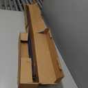 Ivilon Drapery Treatment Window Curtain Rod - Square Design 1 1/8 Rod. 48 to 86 Inch. Black