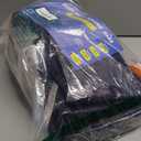 6 Pack Extra Large Heavy Duty Moving Bags with Reinforced Zipper & Wide Handles, Moisture-Resistant Storage Bins Packing Cubes for Clothes, College Dorm, Travel, and Home Organization, Dark Blue (29"L x 14"W x 13"H)