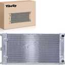 VibeUp 633 Radiator Compatible With Volkswagen Rabbit 1977-1982,for Volkswagen Rabbit Convertible 1980,for Volkswagen Rabbit Pickup 1980-1982 | #Replaces 171121253BA 171121253BG