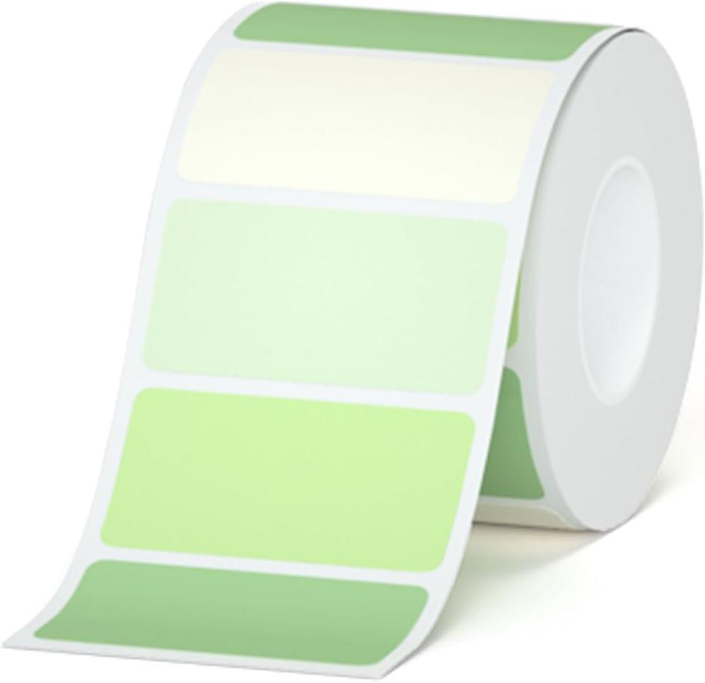 3 x HPRT Thermal Labels for T20/T260LR, 1.57" x 0.79"(40x20 mm) Waterproof Sticker Paper, Color Thermal Tape for HPRT T260LR Label Maker, 290 Labels/Roll, Green
