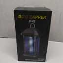 Bug Zapper Outdoor, 4200V Electric Mosquito Zapper, Bug Zapper Outdoor, Fly Traps, Fly Zapper, Mosquito Killer Indoor 3 Prong Plug, 90-130V, ABS Plastic Outer (JY-Black)