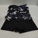 Zando Womens Tankini Swimsuits for Women 2025 Tummy Control Swimsuit Bathing Suit Top with Boyshorts Flowy Women' Swimwear (XX-Large, A16 Blue Line Pattern)