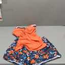 Women Tankini Swimsuit with Shorts - Two Piece Tummy Control Bathing Suit Twist Knot Swimwear 2025 with Pockets (Small, Orange Floral)