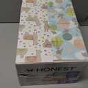 The Honest Company Clean Conscious Diapers for Delicate Skin Up to 100% Leakproof Hypoallergenic Fragrance-Free Baby Gender Neutral Prints Club Box Size Newborn 72 Count (Prints (Above It All + All the Alpacas)