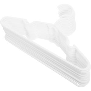 STOBAZA Baby Hangers for Nursery 50pcs Plastic Hangers No Marking Windproof for Newborn and Toddler Clothing