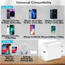 iPhone Fast Charger,Apple Charger Super Quick iPhone Charger Fast Charging,2Pack 10FT Long Type-C to Lightning Cable Cord USB C Wall Charger Block Adapter for iPhone 14 13 12 11/13Pro Max/12Mini/XS/XR