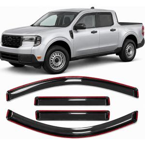 Window Visors - in-Channel Rain Guards for 2022-2026 Ford Maverick