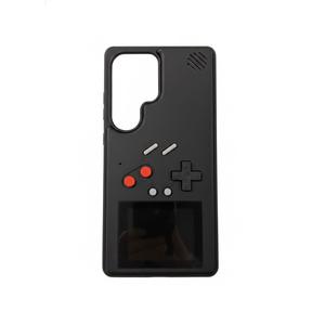 ERAKOLE Game Phone Case for Samsung S25 Ultra, Nostalgic Game Case for Samsung S25, Ultra Playable Gaming Design, Shockproof Classic Creative Funny, Black