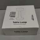 PUSU Cordless LED Gold Small Table Lamps Set of 2, Portable Rechargeable 4000mAh Battery Operated Desk Lamp, 3 Color Stepless Dimming for Kids, Restaurant, Bedside, Outdoor, Bar, Night Light, Gift (3.5  H8.30 inch)