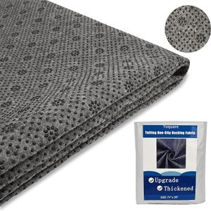 Thickened non-slip padding fabric, 0.079 inches thick (more wear-resistant, tear-resistant and durable), perfect supplies for making rugs (71 x 39 inches)
