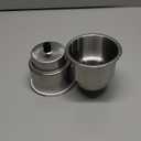 Marinebaby 2PCS Stainless Steel Cup Drink Holder with Drain Marine Boat Rv Camper