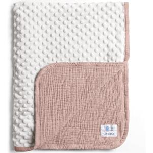 lulumoon Baby Blanket for Newborn Receiving: Minky Dot & Muslin Lightweight - Thermal Blanket Gift for Baby Shower & Hospital Welcoming 30"x40"Sand (Solid) lulumoon Baby Blanket for Newborn Receiving: Minky Dot & Muslin Lightweight - Thermal Blanket Gift for Baby Shower & Hospital Welcoming 30"x40"Sand (Solid)