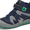 Mishansha Unisex-Child Anti-Collision Non-Slip Hiking Boots Outdoor Trekking Shoes (12.5 Little Kid, Dark Blue)