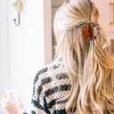 Canitor Flat Hair Clips for Women Flat Claw Clips for Thin Hair Acrylic French Clips Hair Accessories Gifts for Women Duckbill Duck Billed Alligator Barrette Hair Clips