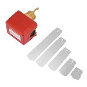 Paddle Flowing Control Switch, Partial Stainless Steel Type 6-380V 1" Paddle Type Liquid Water Paddle Control Switch 1.0MPa SPDT Contacts for Water Treatment System AC Water Cooling Unit