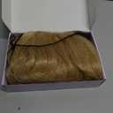 BARSDAR Long Wavy Blonde Wig With Bangs - 26 Inch Long Wavy Beige Blonde Wig with Bangs for Women - Thick Soft Synthetic Hair Replacement Wigs Natural Looking Daily Cosplay Party Halloween