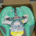 Mambobaby Baby Swim Float with Tail & UPF Sun Canopy Special Edition Green, Medium