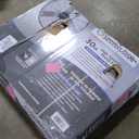 Comfort Zone Industrial Pedestal Fan, 30 inch, 3 Speed, High Velocity, Adjustable Height 56 to 76, Metal, Meets OSHA Standards, Airflow 36 ft/sec, Ideal for Garage, Workshop or Warehouse, CZHVP30