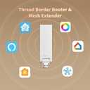 Aqara Smart Hub M100 for Home Automation, Matter Controller, Thread Border Router, Features Aqara Zigbee (Not Third-Party), Wi-Fi, Supports Apple HomeKit, Amazon Alexa, IFTTT, Home Assistant