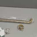 36 Inch Anti Slip Shower Grab Gold, Munzong Bathroom Grab Bar, Knurled Bathroom Balance Bar,Safety Hand Rail Support Handicap Elderly Injury Senior Assist Bath Handle
